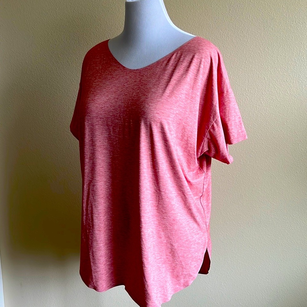 XXL UniQlo draping pink top